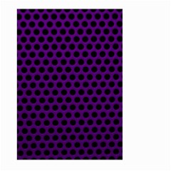 Dark Purple Metal Mesh With Round Holes Texture Large Garden Flag (two Sides)