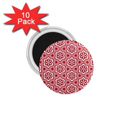 Floral Abstract Pattern 1 75  Magnets (10 Pack) 