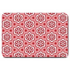 Floral Abstract Pattern Large Doormat 