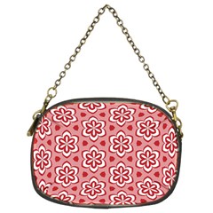 Floral Abstract Pattern Chain Purses (two Sides) 