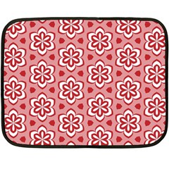 Floral Abstract Pattern Fleece Blanket (mini) by Amaryn4rt