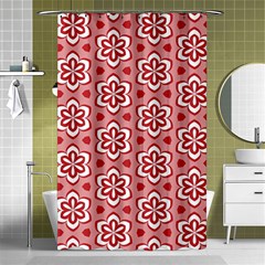 Floral Abstract Pattern Shower Curtain 48  X 72  (small) 