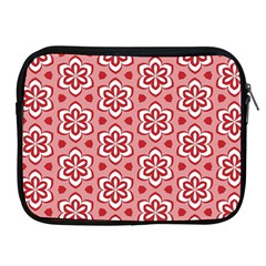 Floral Abstract Pattern Apple Ipad 2/3/4 Zipper Cases