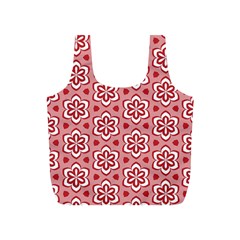 Floral Abstract Pattern Full Print Recycle Bags (s) 