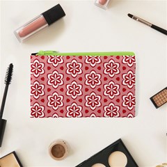 Floral Abstract Pattern Cosmetic Bag (xs)