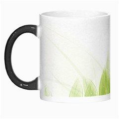 Green Leaves Pattern Morph Mugs