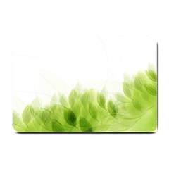 Green Leaves Pattern Small Doormat 