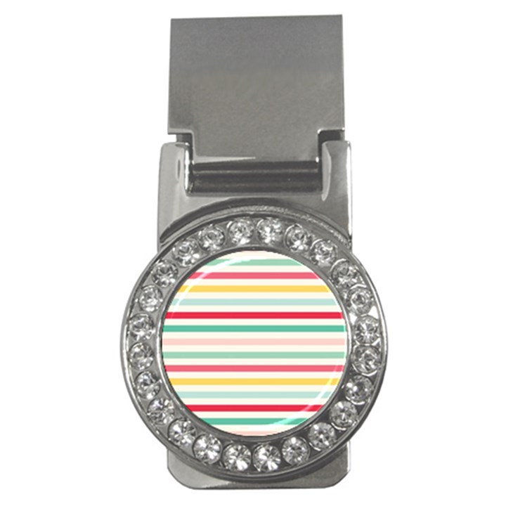 Papel De Envolver Hooray Circus Stripe Red Pink Dot Money Clips (CZ) 