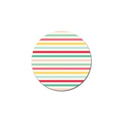 Papel De Envolver Hooray Circus Stripe Red Pink Dot Golf Ball Marker by Amaryn4rt