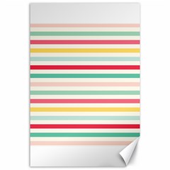 Papel De Envolver Hooray Circus Stripe Red Pink Dot Canvas 24  X 36 