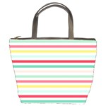 Papel De Envolver Hooray Circus Stripe Red Pink Dot Bucket Bags Front