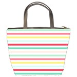 Papel De Envolver Hooray Circus Stripe Red Pink Dot Bucket Bags Back