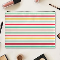 Papel De Envolver Hooray Circus Stripe Red Pink Dot Cosmetic Bag (xl) by Amaryn4rt