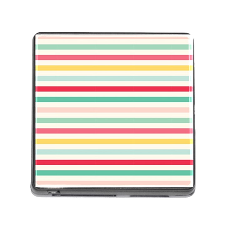 Papel De Envolver Hooray Circus Stripe Red Pink Dot Memory Card Reader (Square)