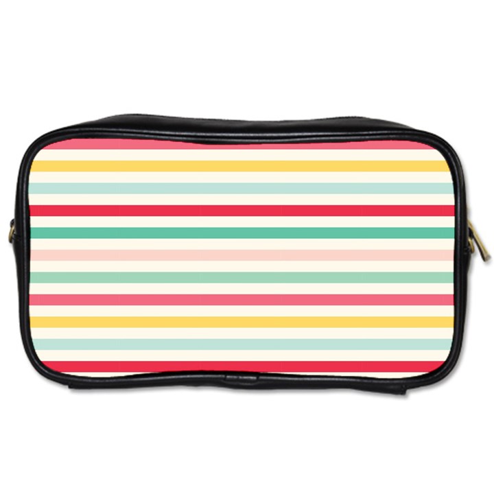 Papel De Envolver Hooray Circus Stripe Red Pink Dot Toiletries Bags