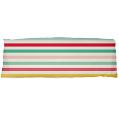 Papel De Envolver Hooray Circus Stripe Red Pink Dot Body Pillow Case Dakimakura (two Sides) by Amaryn4rt