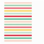 Papel De Envolver Hooray Circus Stripe Red Pink Dot Small Garden Flag (Two Sides) Front