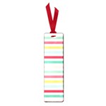 Papel De Envolver Hooray Circus Stripe Red Pink Dot Small Book Marks Front