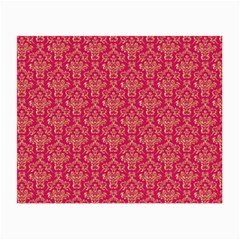 Damask Background Gold Small Glasses Cloth by Amaryn4rt