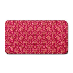 Damask Background Gold Medium Bar Mats