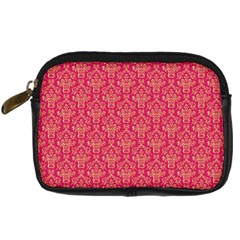 Damask Background Gold Digital Camera Cases by Amaryn4rt