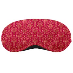 Damask Background Gold Sleeping Masks