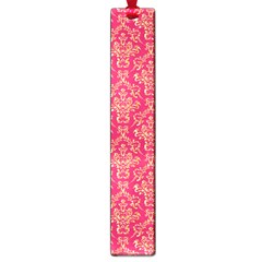 Damask Background Gold Large Book Marks