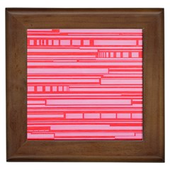 Index Red Pink Framed Tiles