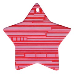 Index Red Pink Ornament (star)