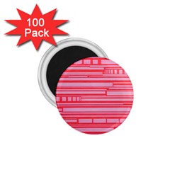 Index Red Pink 1 75  Magnets (100 Pack) 