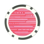 Index Red Pink Poker Chip Card Guard Back