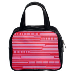 Index Red Pink Classic Handbags (2 Sides)