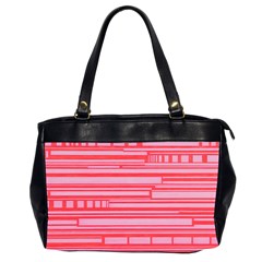 Index Red Pink Office Handbags (2 Sides) 