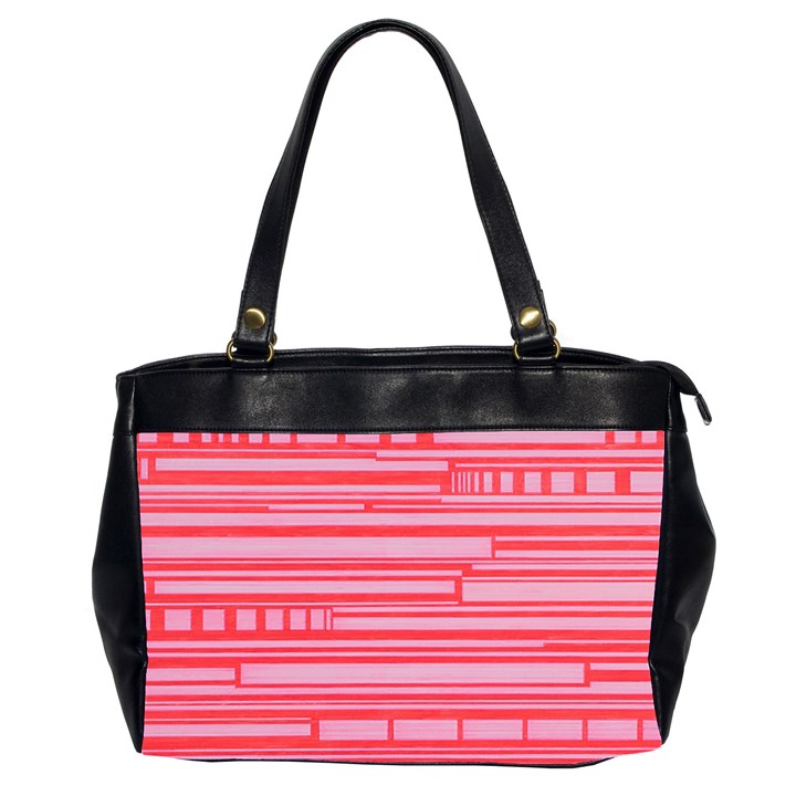 Index Red Pink Office Handbags (2 Sides) 