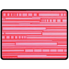 Index Red Pink Fleece Blanket (large) 