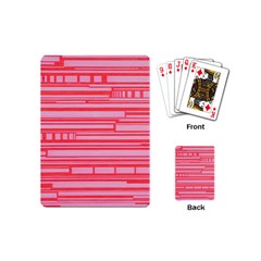 Index Red Pink Playing Cards (mini) 