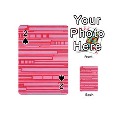 Index Red Pink Playing Cards 54 (mini) 