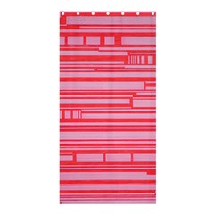 Index Red Pink Shower Curtain 36  X 72  (stall) 