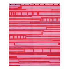 Index Red Pink Shower Curtain 60  X 72  (medium) 