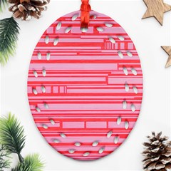 Index Red Pink Ornament (oval Filigree)