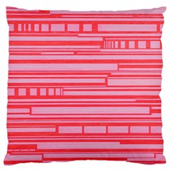 Index Red Pink Large Cushion Case (one Side)