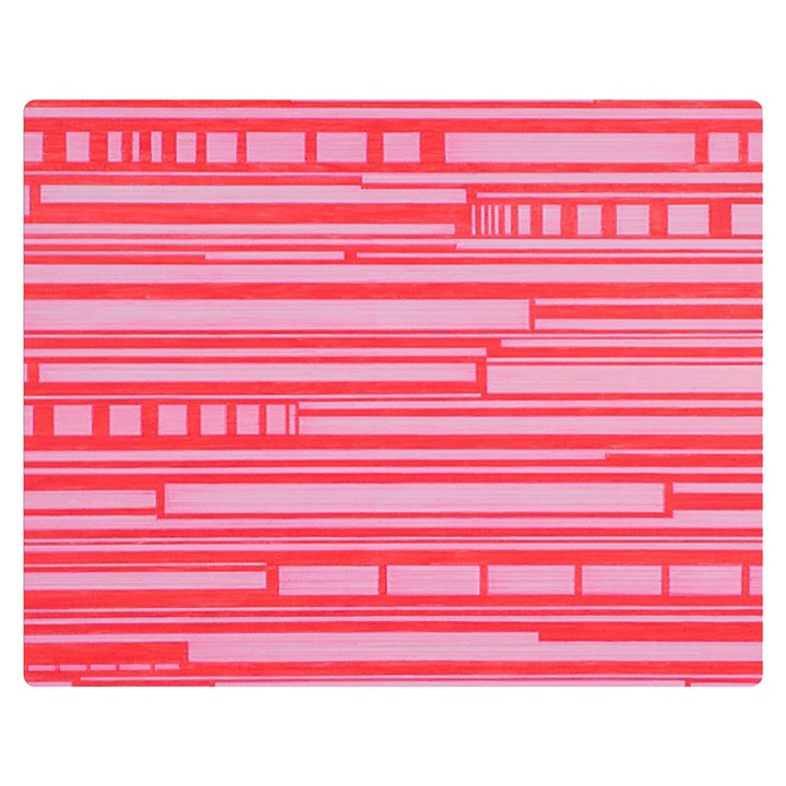 Index Red Pink Double Sided Flano Blanket (Medium) 