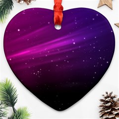 Purple Wallpaper Ornament (heart)