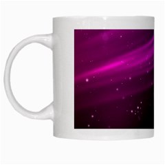 Purple Wallpaper White Mugs