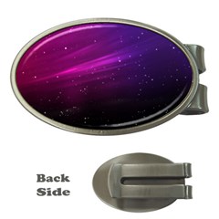 Purple Wallpaper Money Clips (oval)  by Amaryn4rt