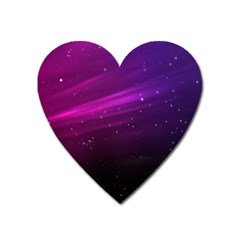 Purple Wallpaper Heart Magnet