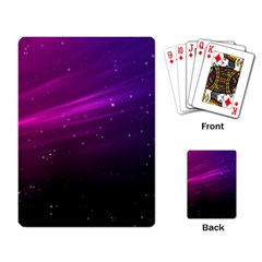 Purple Wallpaper Playing Card