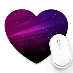 Purple Wallpaper Heart Mousepads by Amaryn4rt