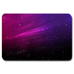 Purple Wallpaper Large Doormat  by Amaryn4rt