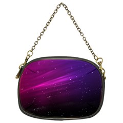 Purple Wallpaper Chain Purses (two Sides) 